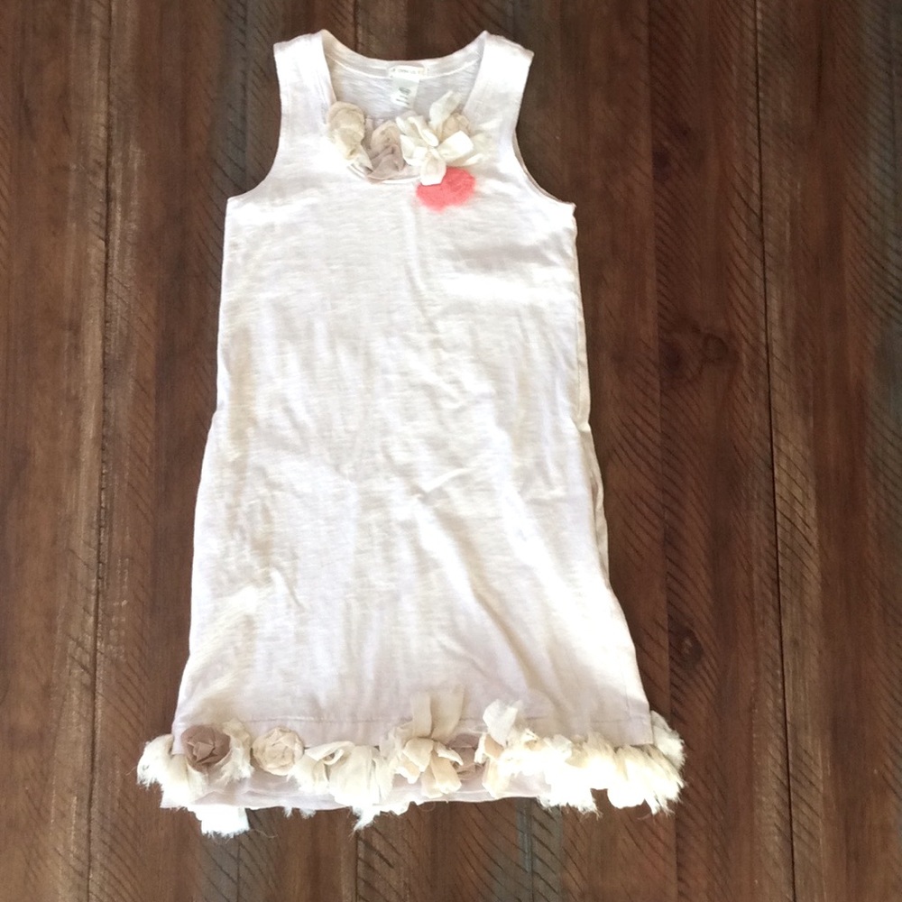 J Crew Crewcuts Vintage Dress With Silk Flowers